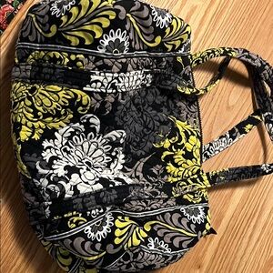 Vera Bradley Retire Baroque Black and White Duffel bag